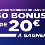 Pariez en combiné chaque vendredi du mois de janvier sur Betclic turf