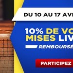 Betclic Sport rembourse 10% de vos mises sur le Master de Monte-Carlo